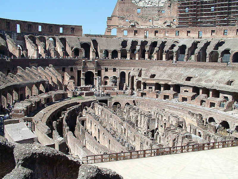 800px-Colosseum_Rome Colosseum interior