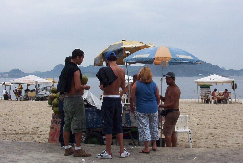 rio coco Buying coconut water in Brazil