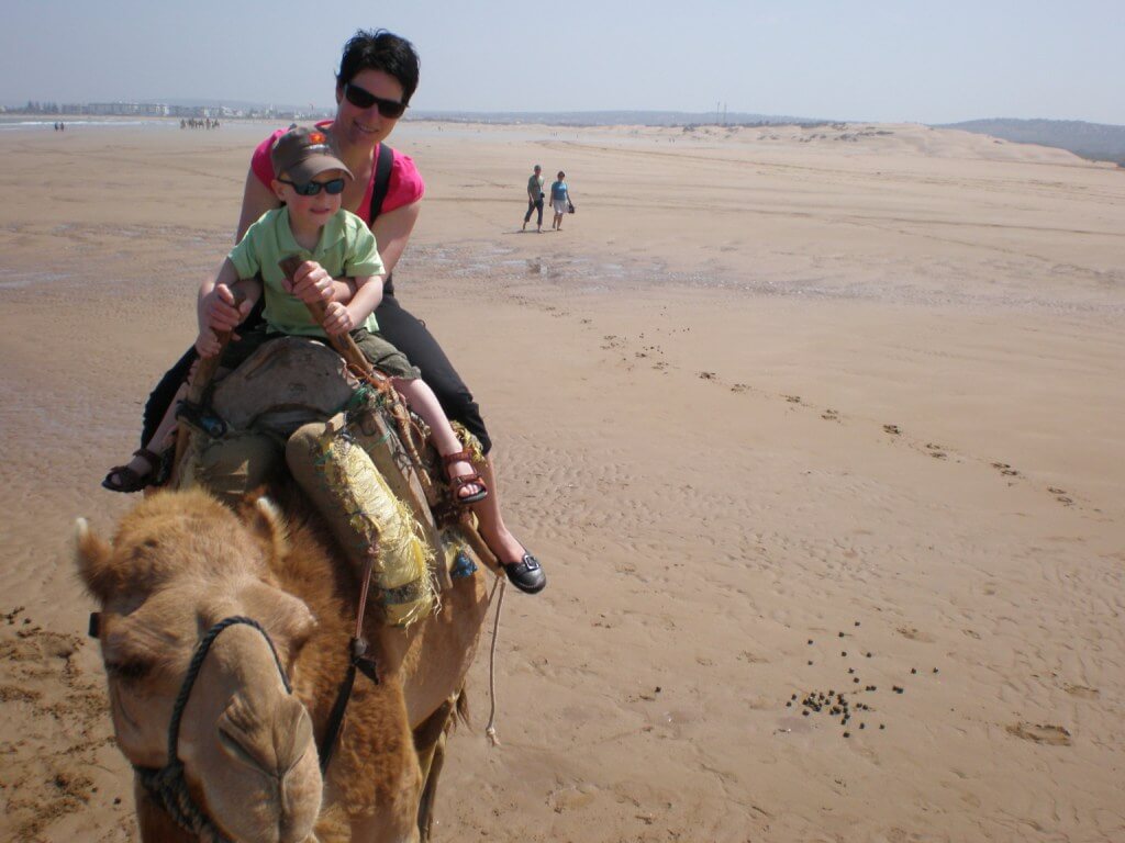 OLYMPUS DIGITAL CAMERA Camel Ride in Morocco
