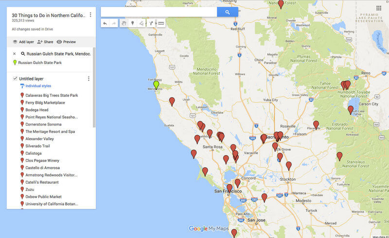 Northern California Indian Casino Map