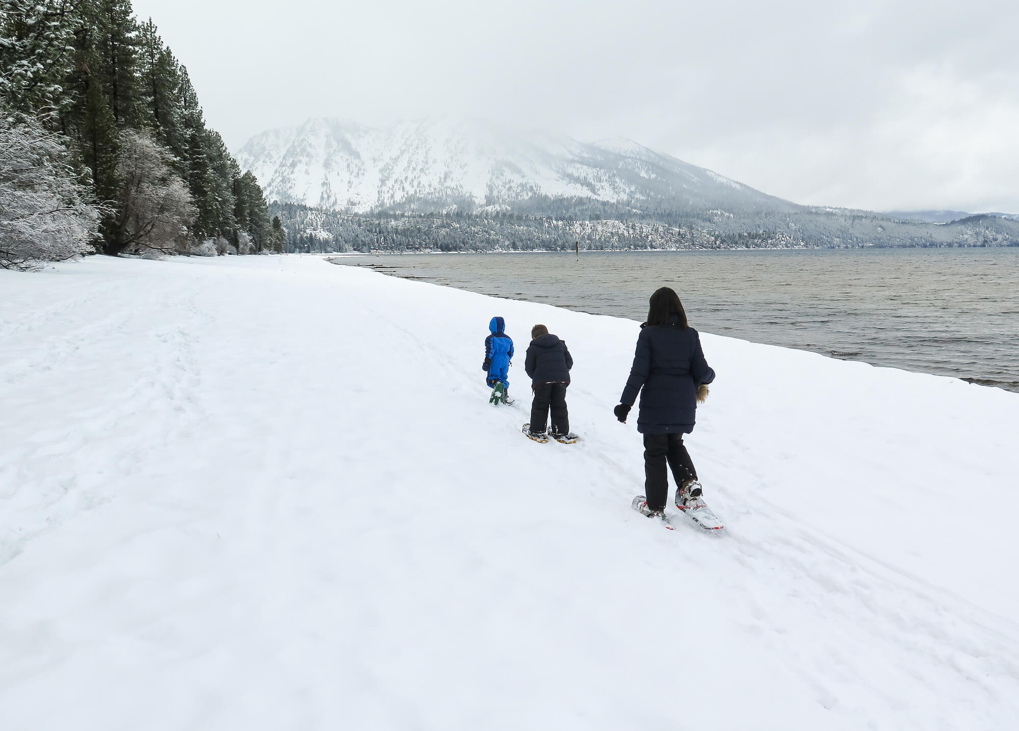 Scenes From A Snowy Weekend In Lake Tahoe