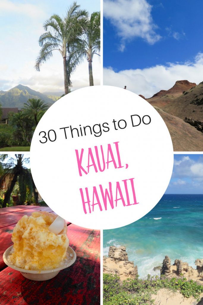 30 things to do on Kauai