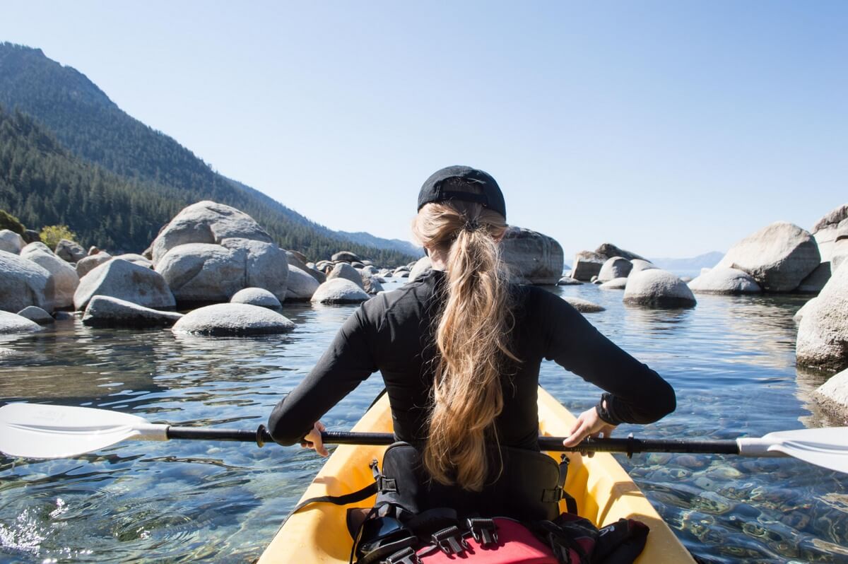 Kayaking North Lake Tahoe