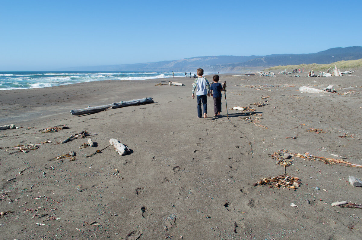 best beaches with kids Mendocino County