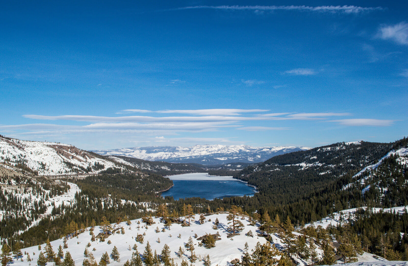 View of Donner Lake : Day Trip to Truckee