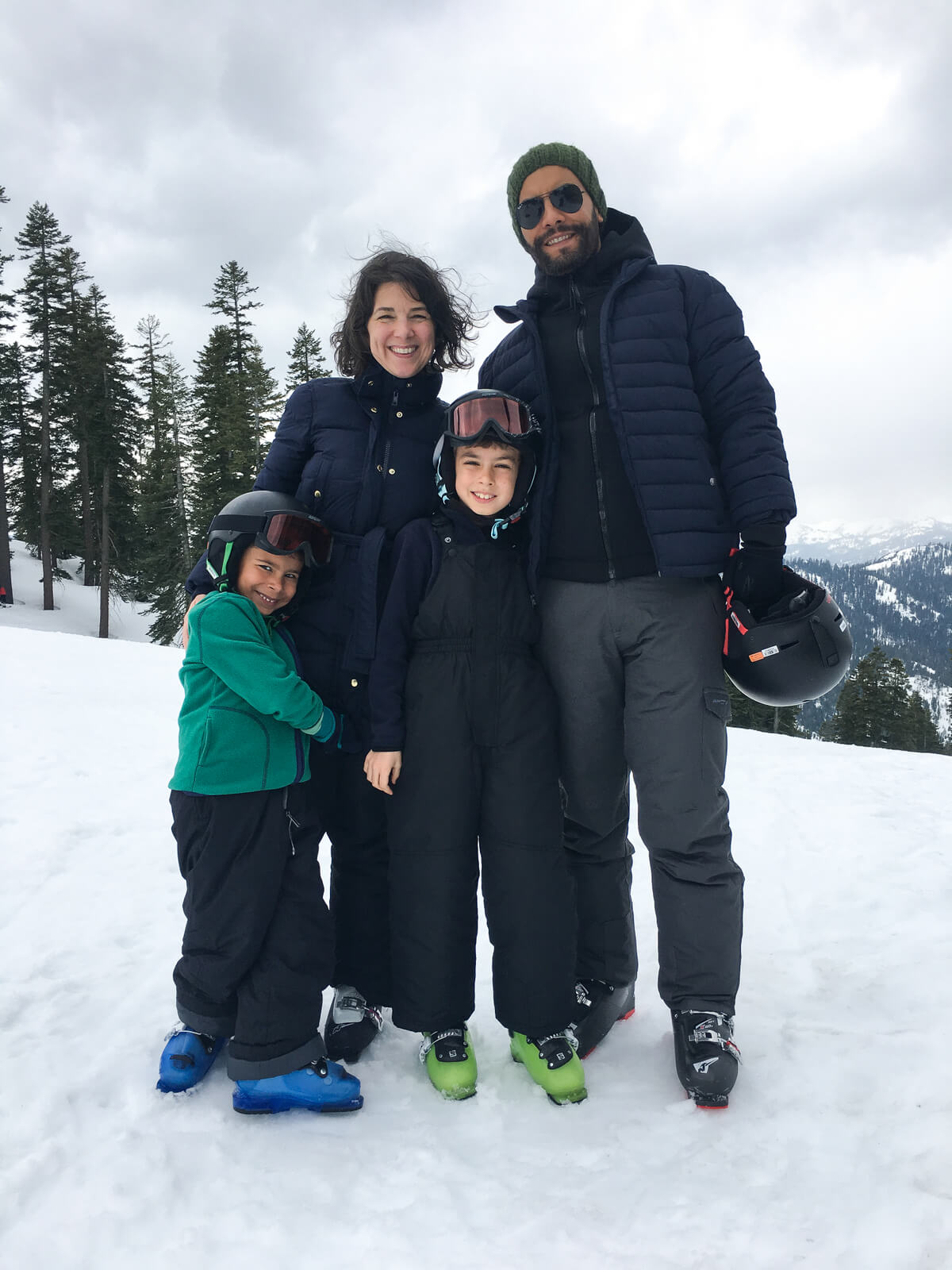 What's it like to learn to ski with kids?