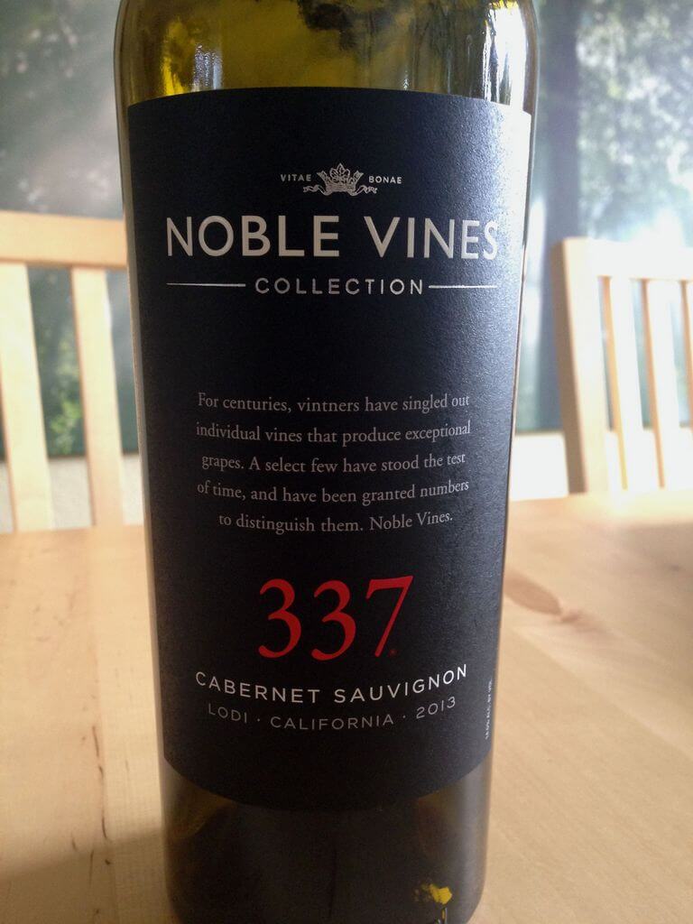 Noble vines 337 cabernet sauvignon clearance 2013