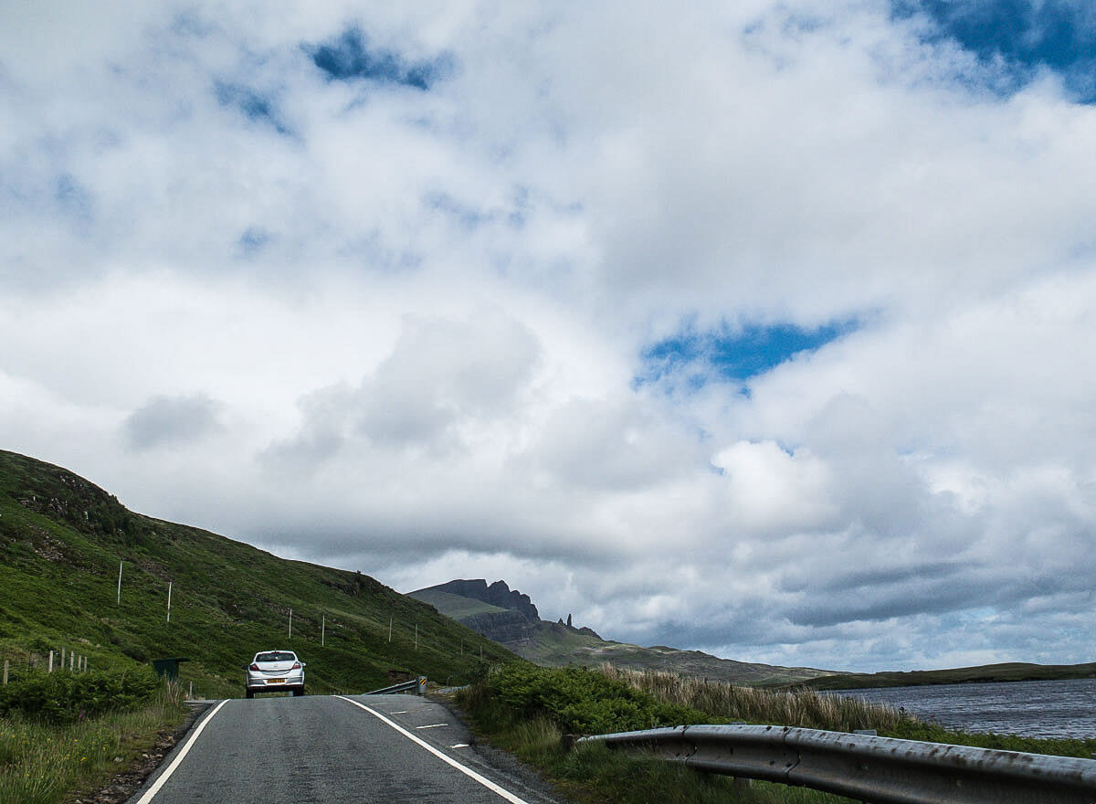 Driving on the Isle of Skye