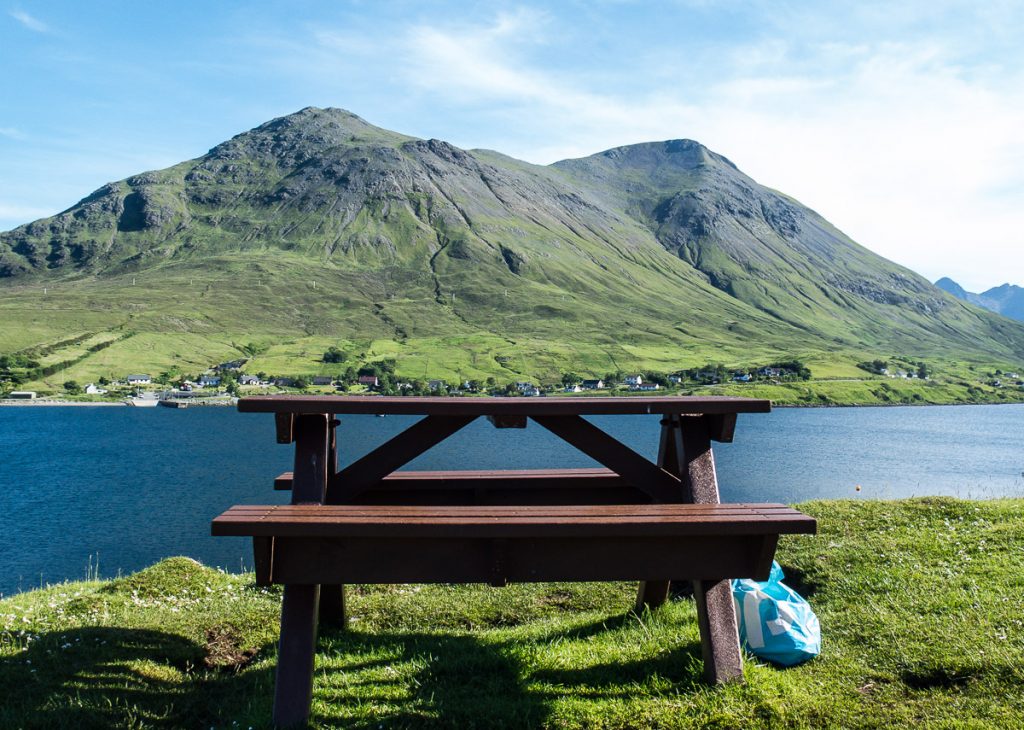 top reason for Slow travel, Best place for a picnic on Isle of Skye