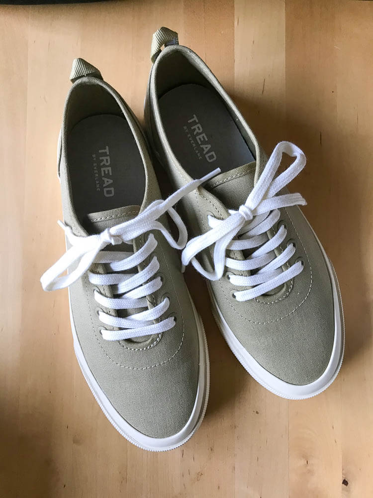 Sustainable Sneakers? A review Everlane Court, Forever & Tread Sneakers