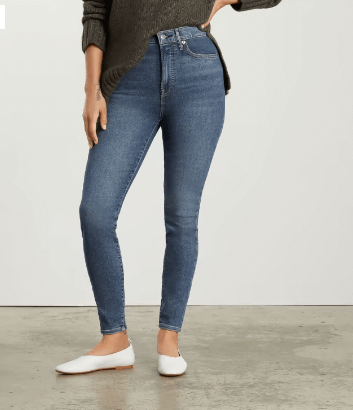 Everlane way high skinny jeans review