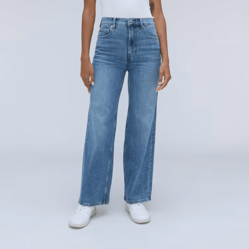 Everlane Way High Sailor jeans review