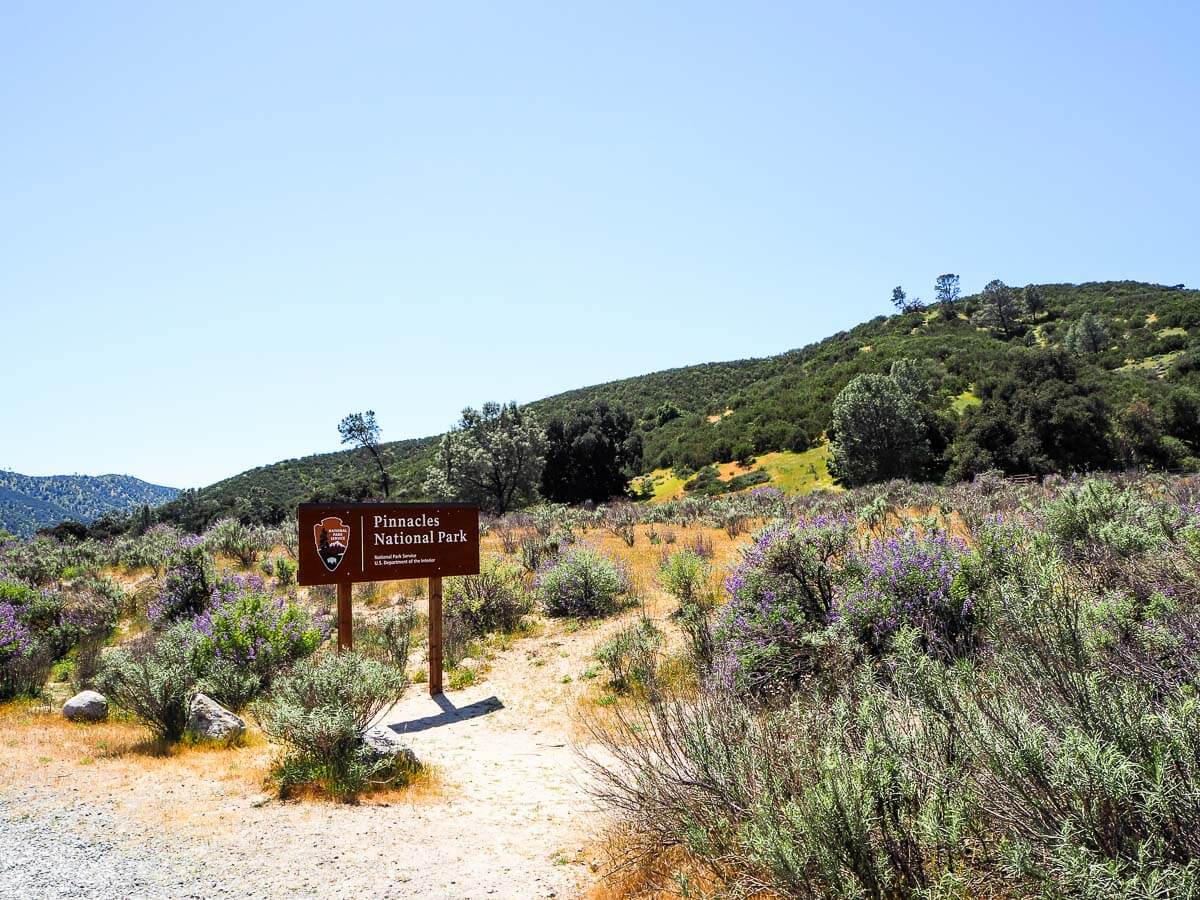 Which entrance at Pinnacles National Park?