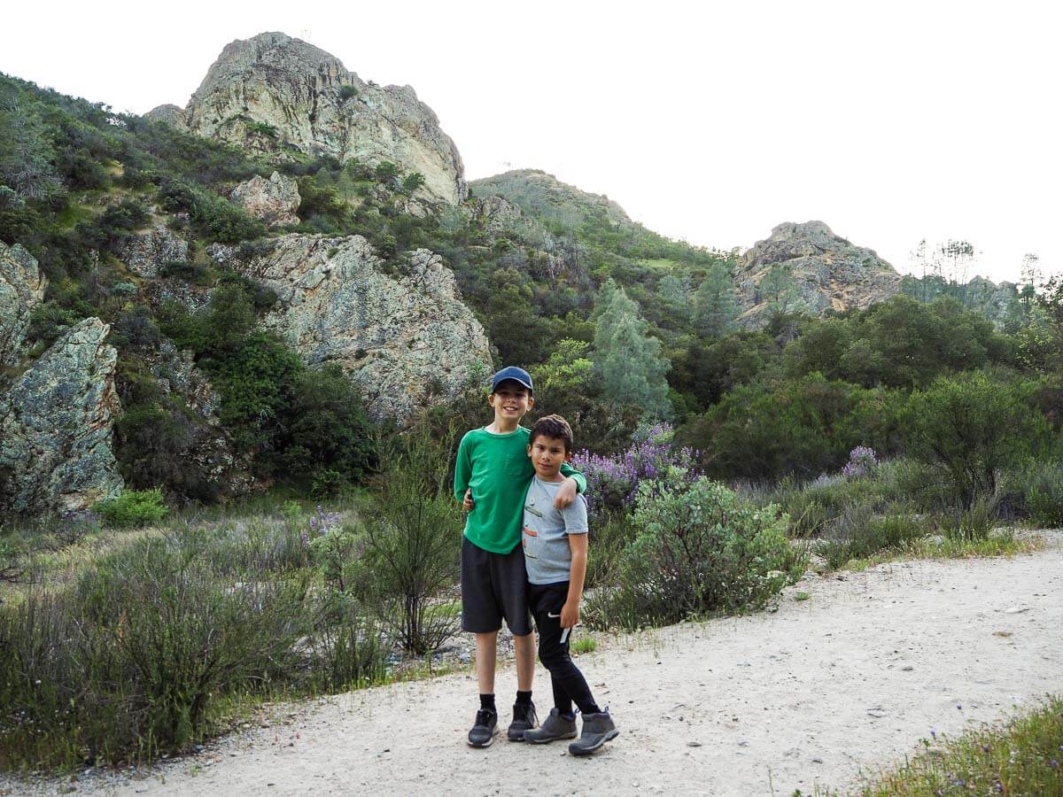 Pinnacles National Park hiking with kids