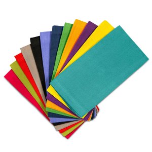colorful cloth napkins
