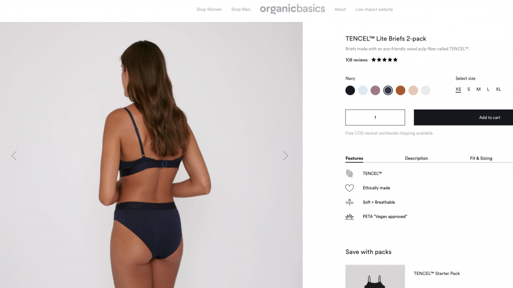Can you make a difference with your undies? Organic Basics review -  Shoestring Cottage