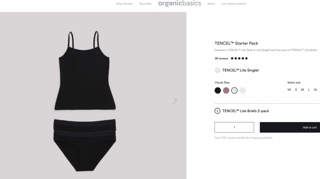Partner Brand Review: Organic Basics - Emily Lightly