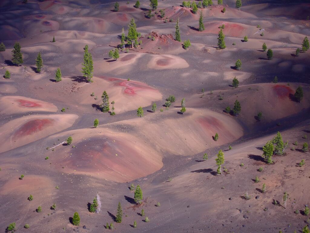 Hiking to the Painted Dunes at Lassen Volcanic National Park