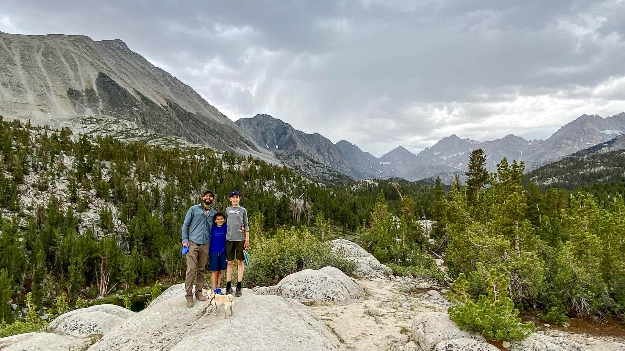 RV camping trip in Eastern Sierra Highway 395